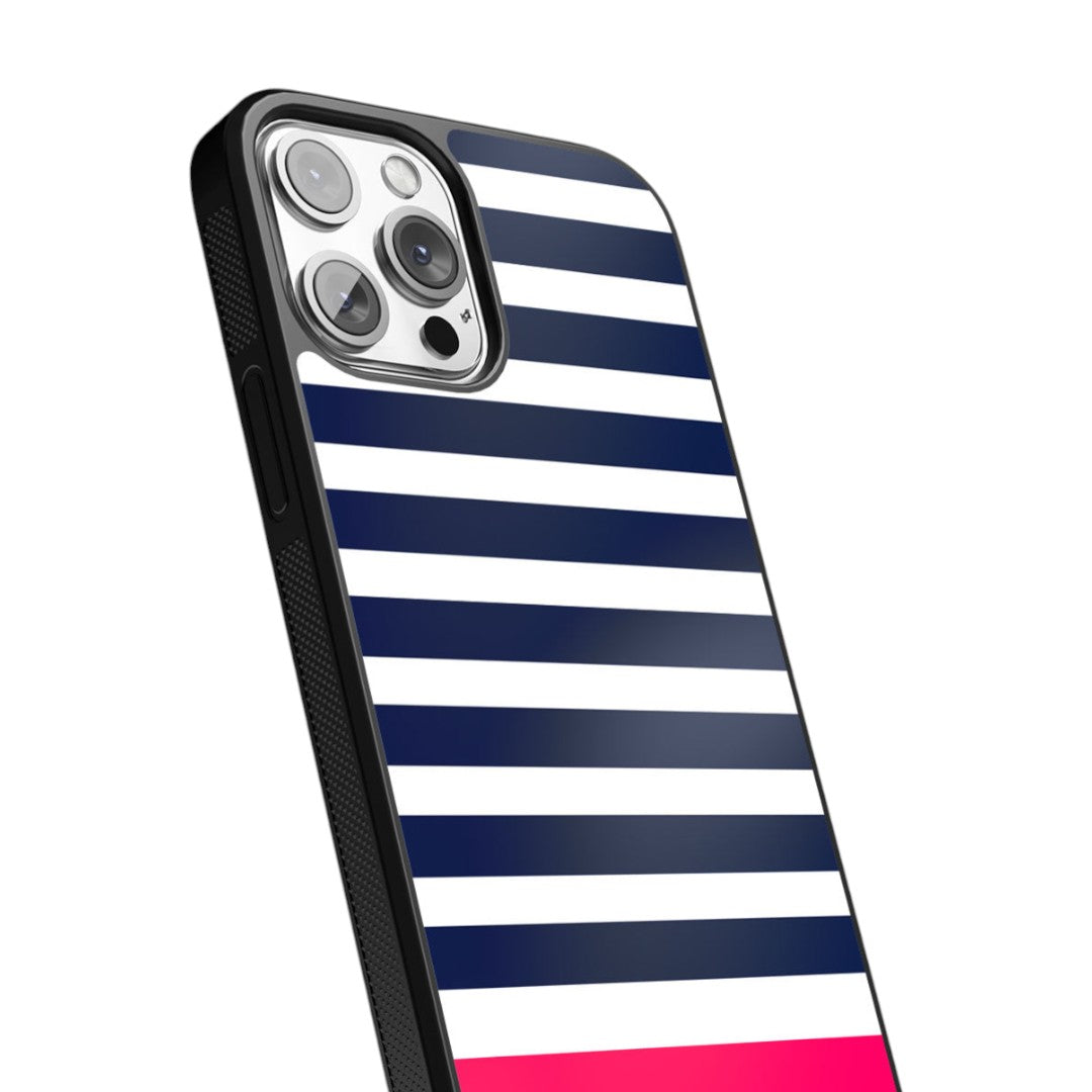 Simply Stripes Glass iPhone Case for iPhone 13 Pro | Macmerise