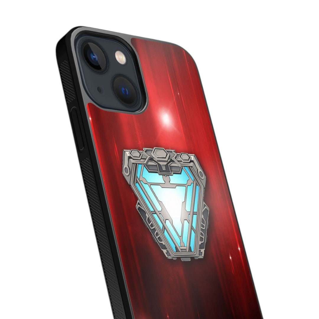 Iron Man Infinity Arc Reactor Glass iPhone Case for iPhone 13 Mini | Macmerise
