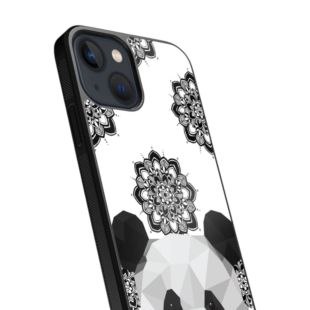 Panda Poly Glass iPhone Case for iPhone 13 Mini | Macmerise