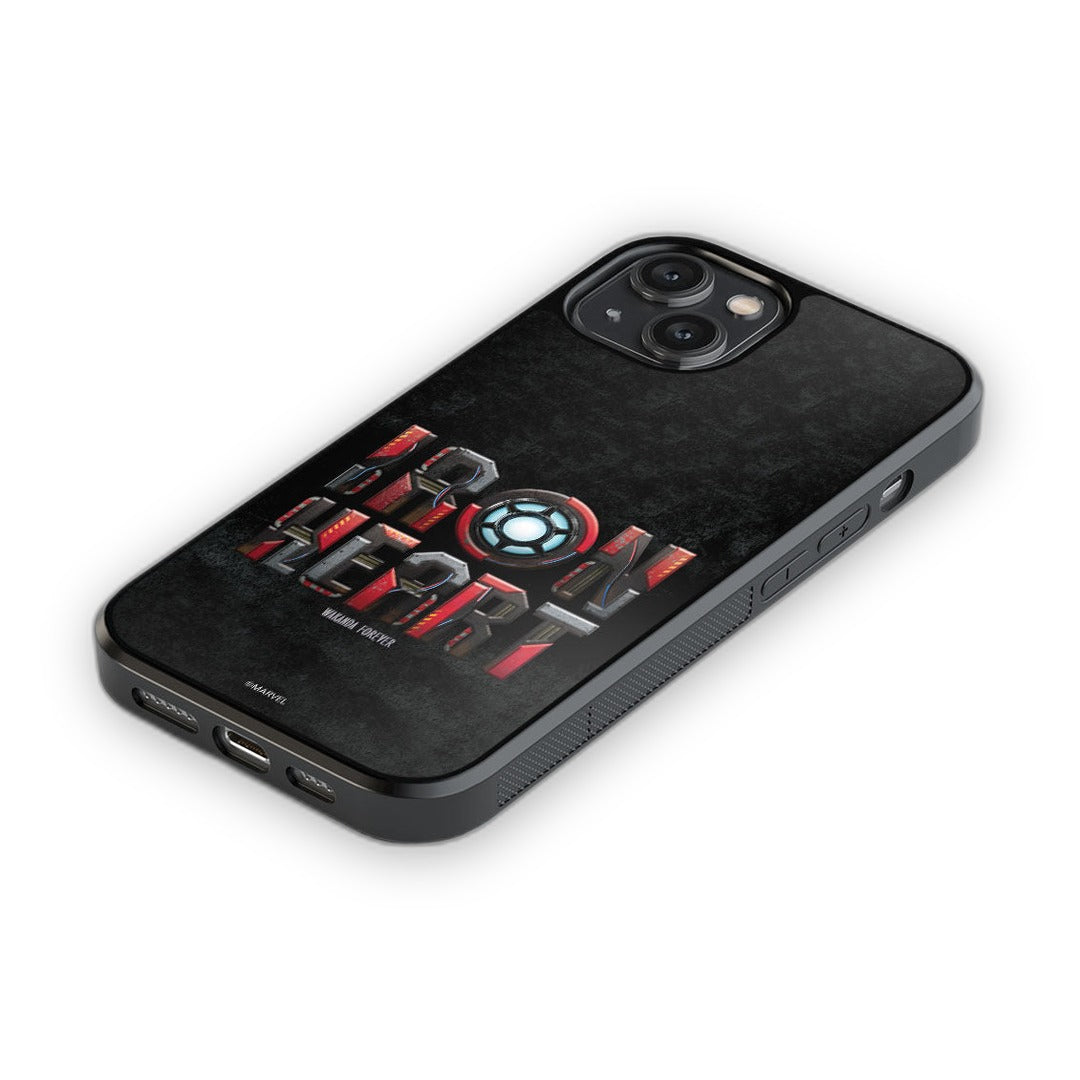 Wakanda Forever Iron Heart Logo Glass iPhone Case for iPhone 14 | Macmerise