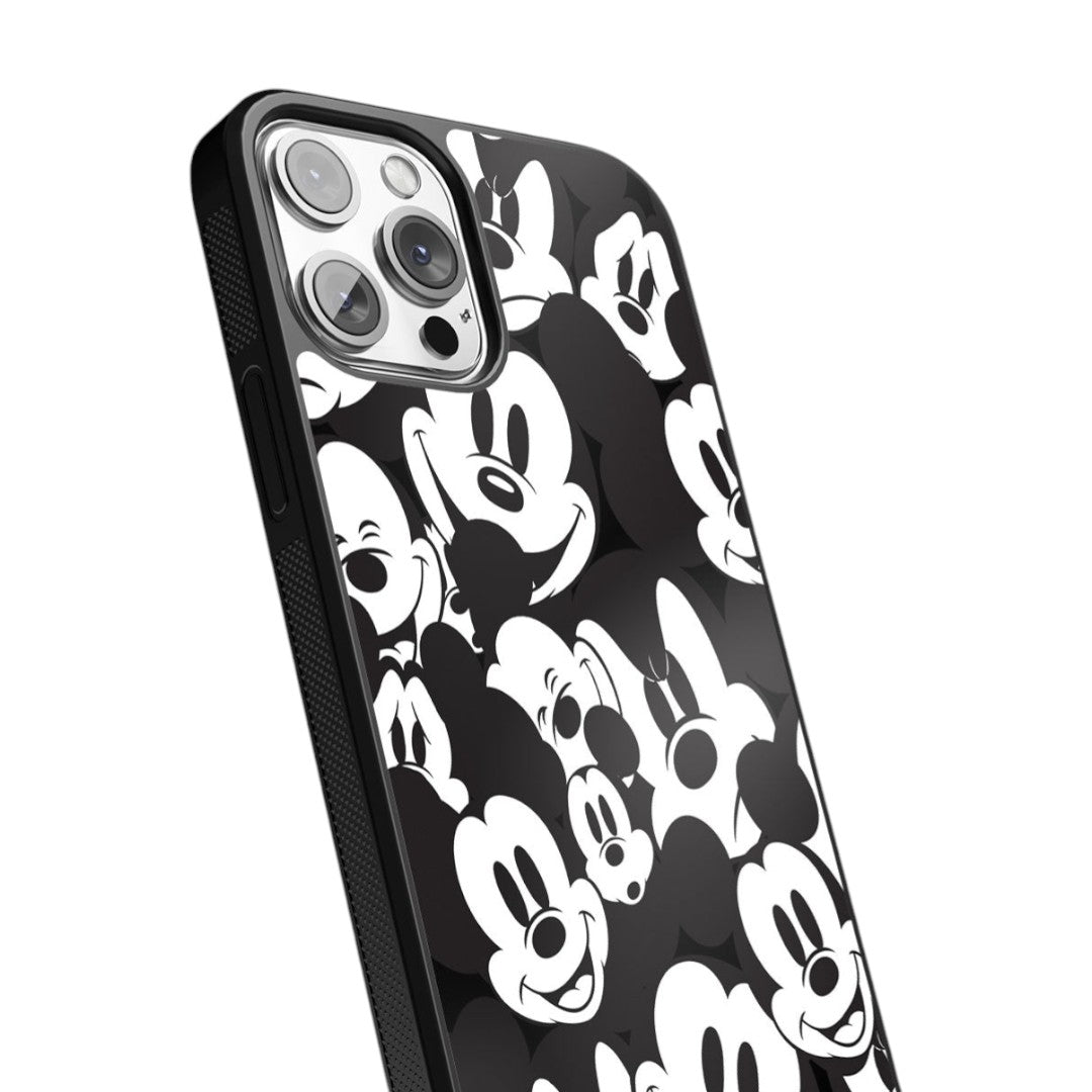 Mickey Smileys Glass iPhone Case for iPhone 13 Pro | Macmerise