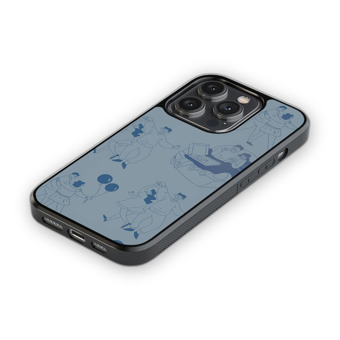 Love Tale Grey Glass iPhone Case for iPhone 14 Pro | Macmerise
