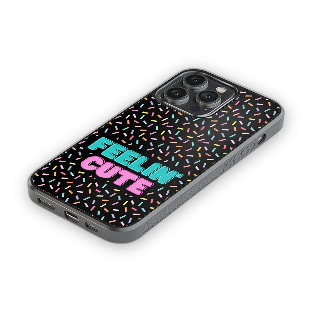 Feelin Cute Glass iPhone Case for iPhone 14 Pro Max | Macmerise