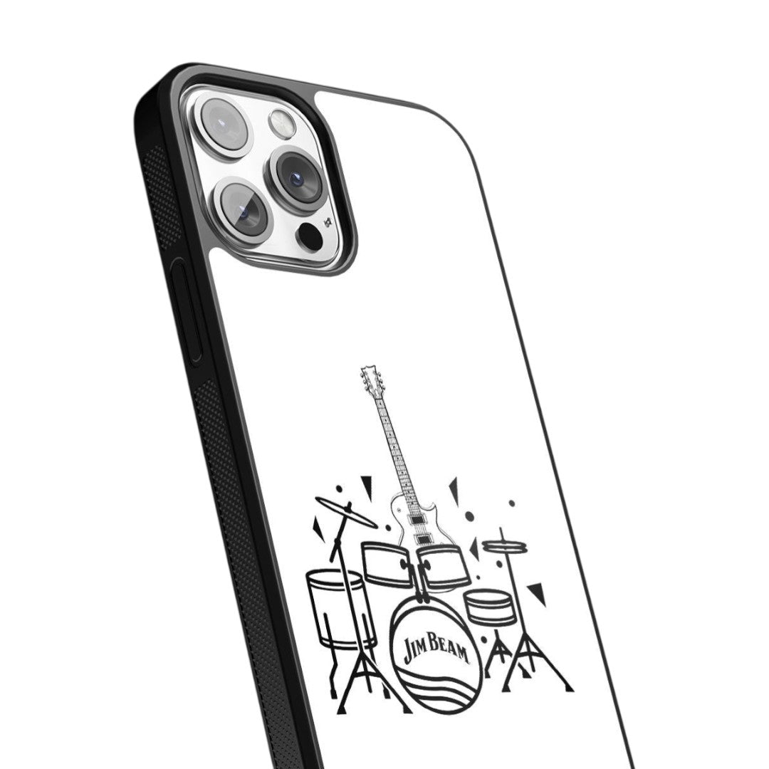 Jim Beam the Band Glass iPhone Case for iPhone 13 Pro | Macmerise