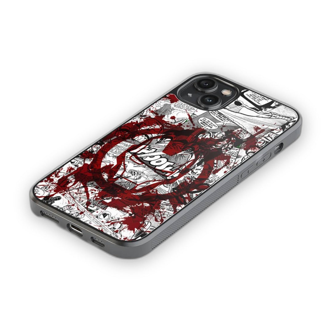 Splash Out Iron Man Glass iPhone Case for iPhone 14 Plus | Macmerise