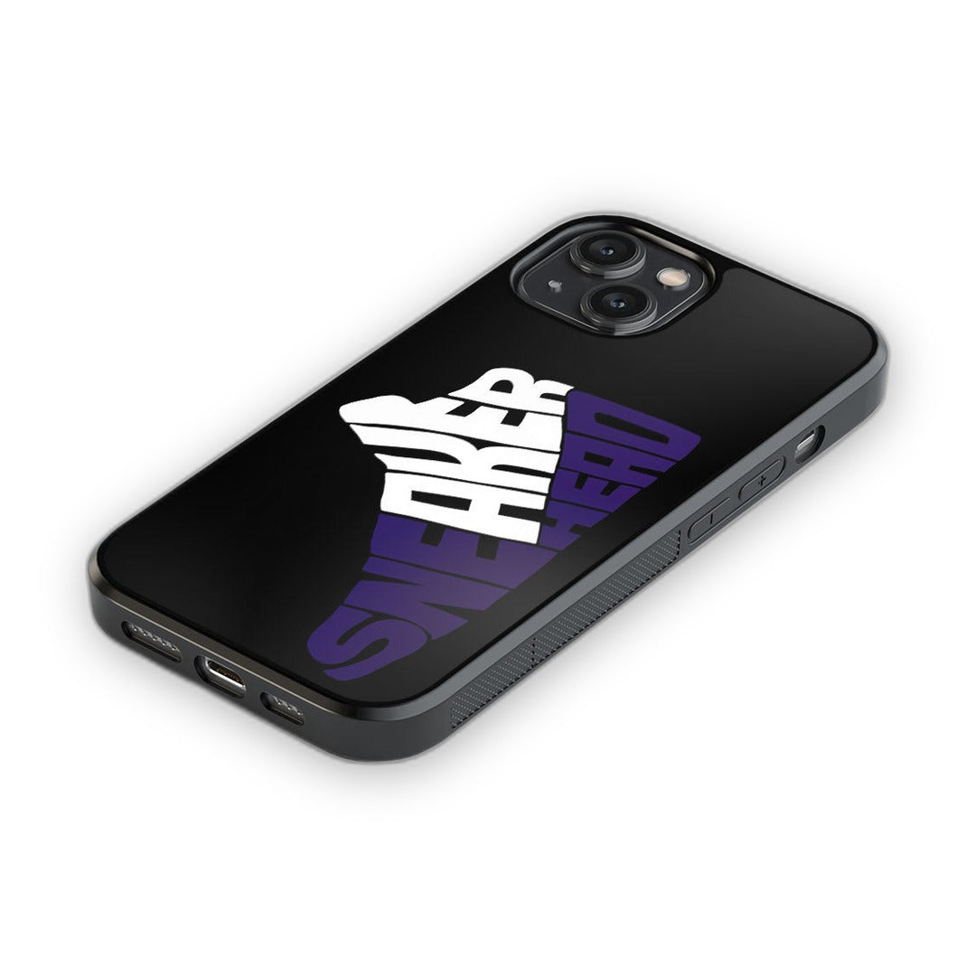 Sneakerhead Court Purple Glass iPhone Case for iPhone 14 | Macmerise