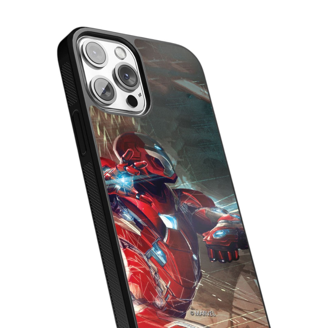 Ironman Attack Glass iPhone Case for iPhone 13 Pro Max | Macmerise
