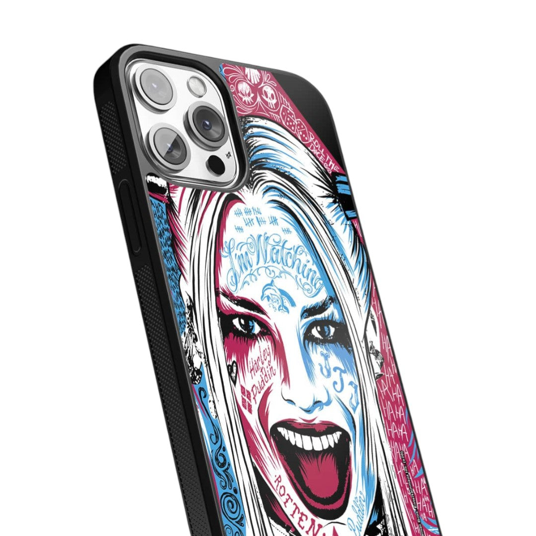 Wicked Harley Quinn Glass iPhone Case for iPhone 13 Pro Max | Macmerise