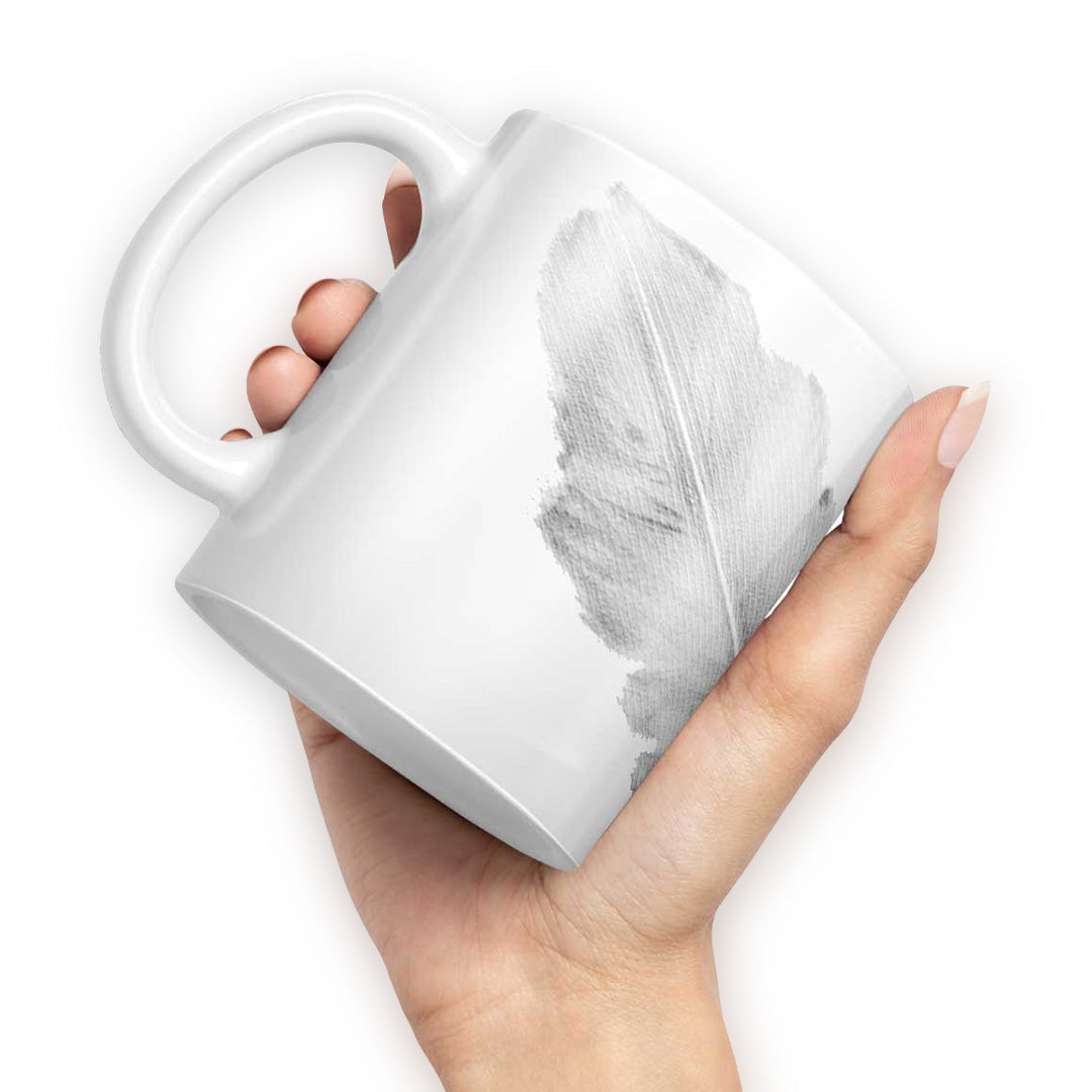 Sk Feather Art Coffee Mug | Macmerise