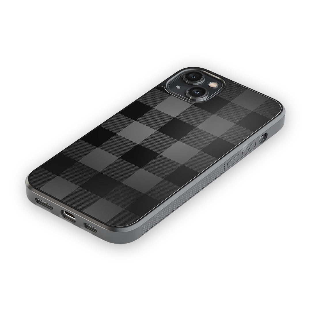 Checkmate Black Glass iPhone Case for iPhone 14 Plus | Macmerise