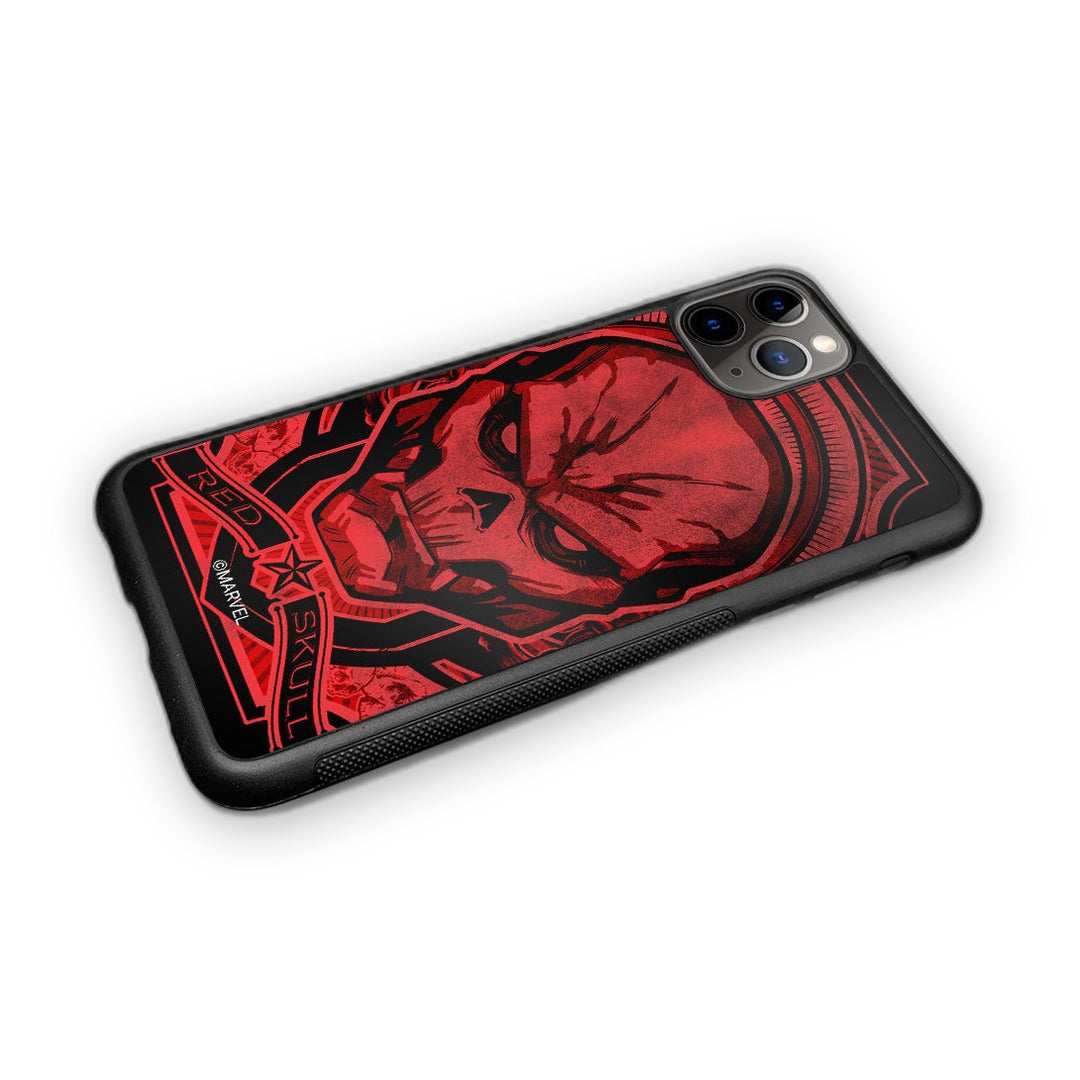Red Skull Saga Glass iPhone Case for iPhone 11 Pro | Macmerise