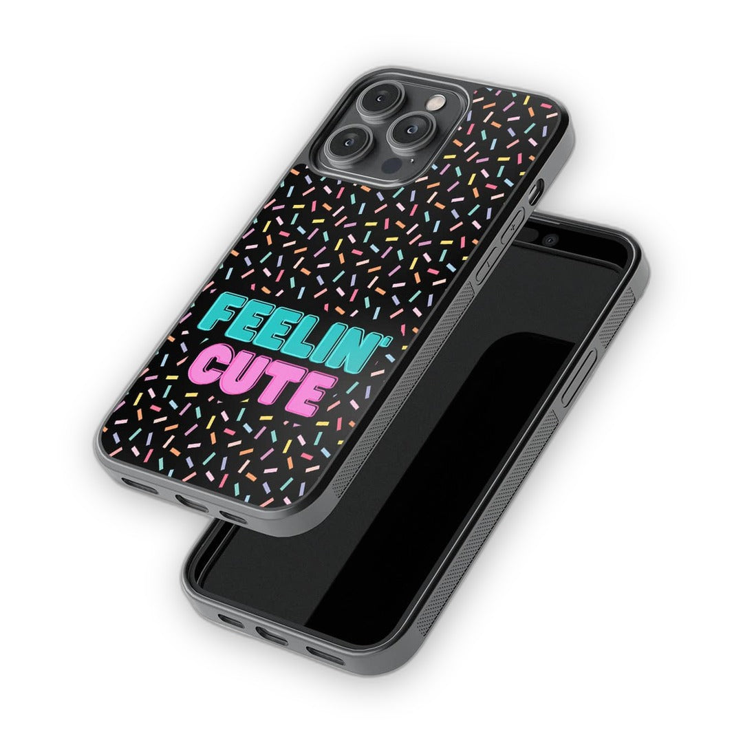 Feelin Cute Glass iPhone Case for iPhone 14 Pro Max | Macmerise