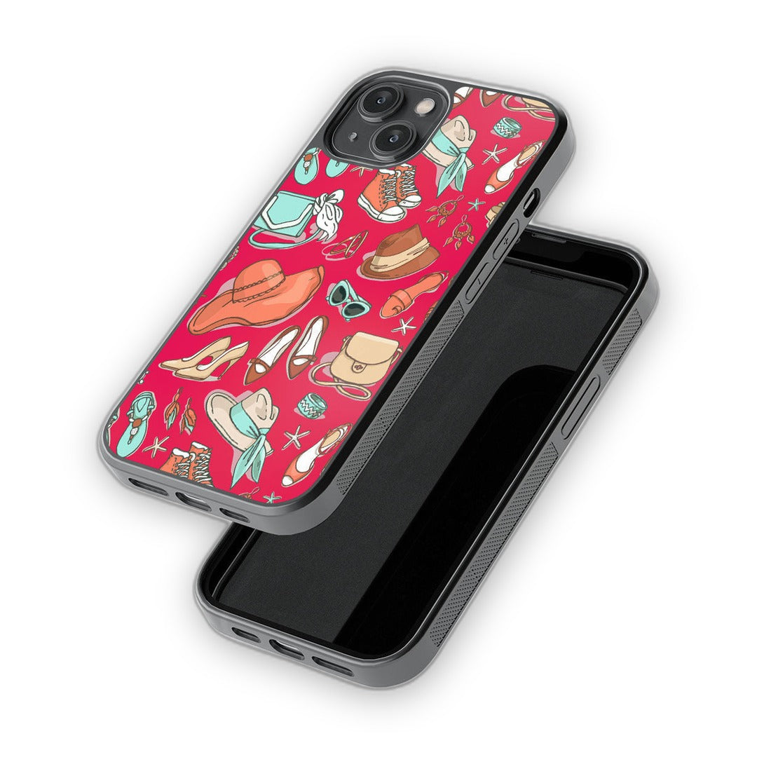 Pink Wanderlust Glass iPhone Case for iPhone 14 | Macmerise