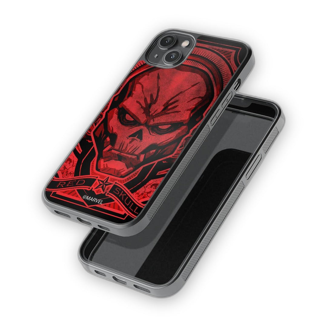 Red Skull Saga Glass iPhone Case for iPhone 14 Plus | Macmerise