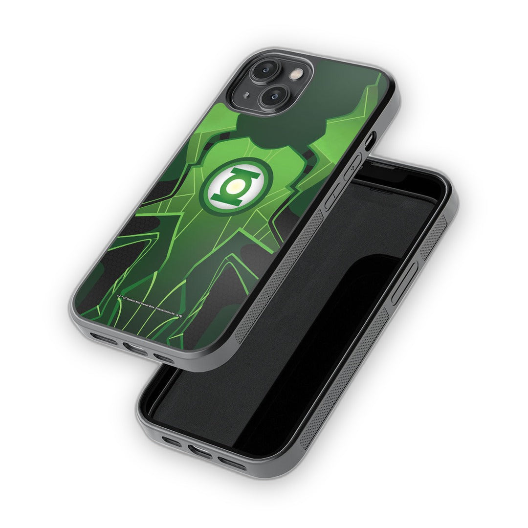 Suit Up Green Lantern Glass iPhone Case for iPhone 14 | Macmerise