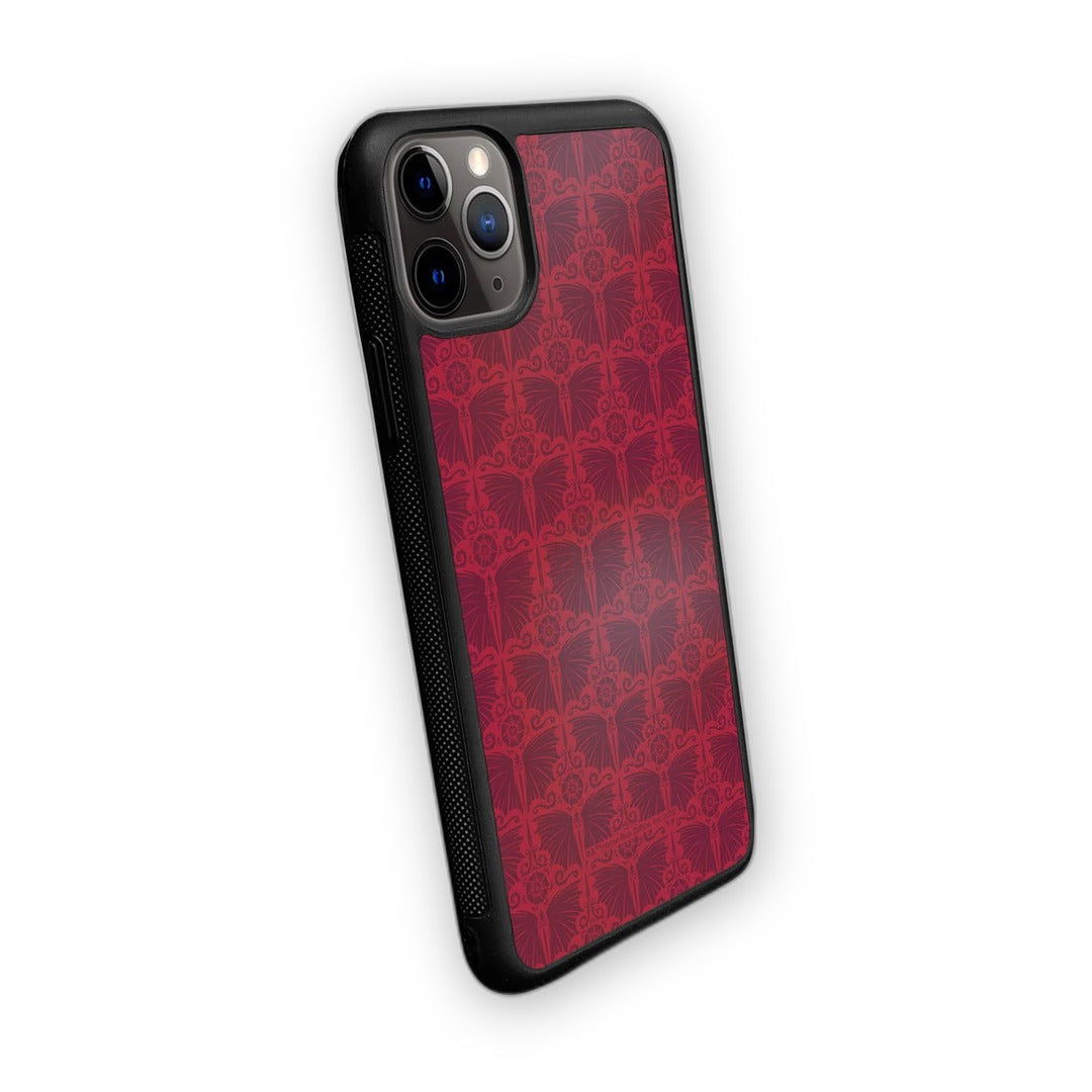 Wing Pattern Glass iPhone Case for iPhone 11 Pro Max | Macmerise