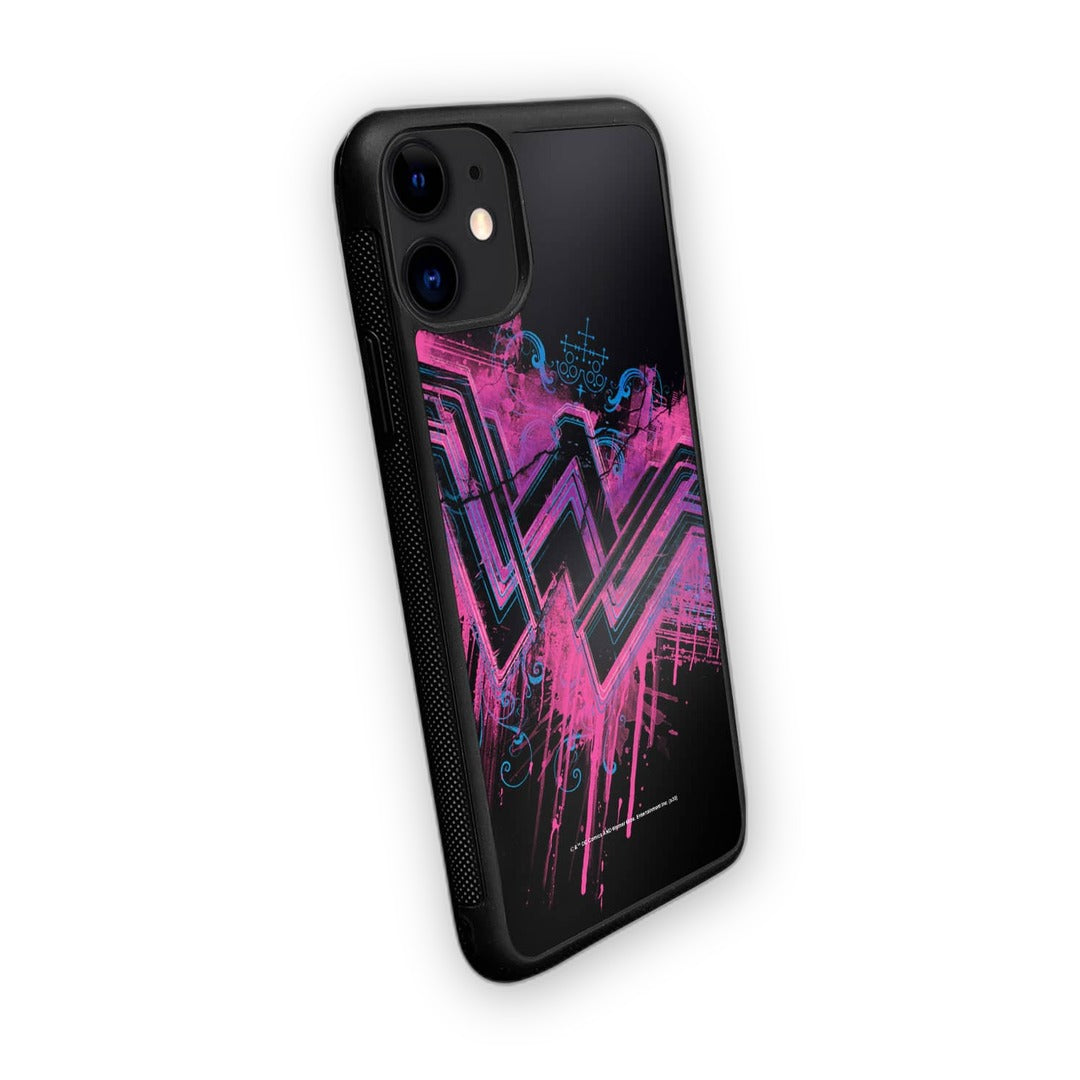 Wonder Woman Splatter Glass iPhone Case for iPhone 11 | Macmerise