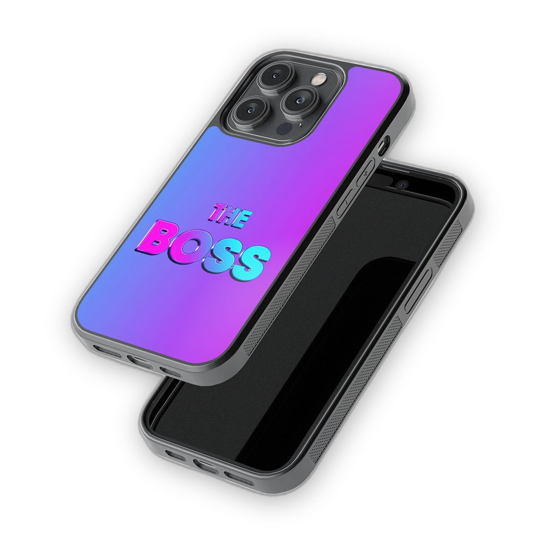 I Am the Boss Glass iPhone Case for iPhone 14 Pro | Macmerise