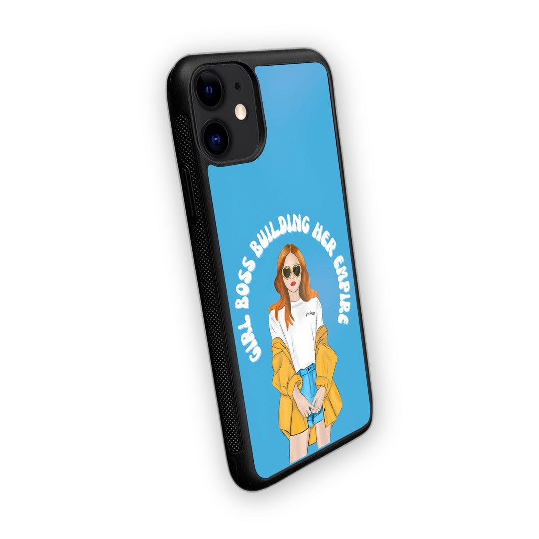 Girl Boss Building Empire Glass iPhone Case for iPhone 11 | Macmerise