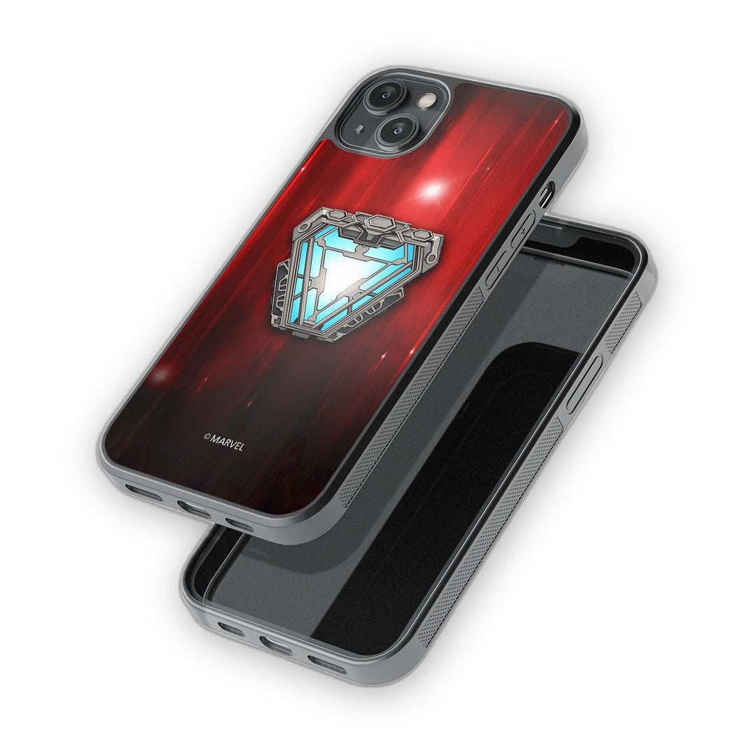 Iron Man Infinity Arc Reactor Glass iPhone Case for iPhone 14 Plus | Macmerise