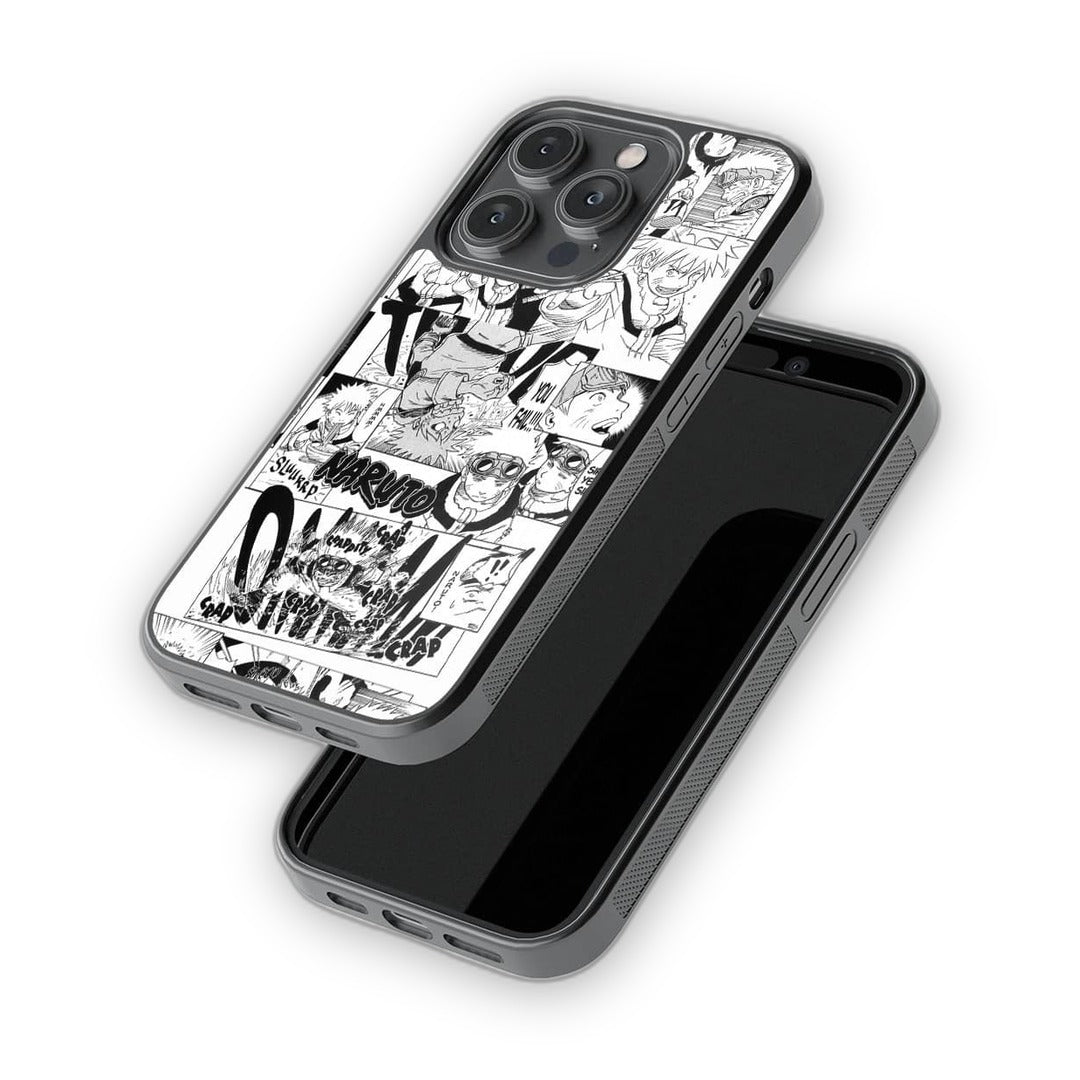 Naruto Collage Glass iPhone Case for iPhone 14 Pro | Macmerise