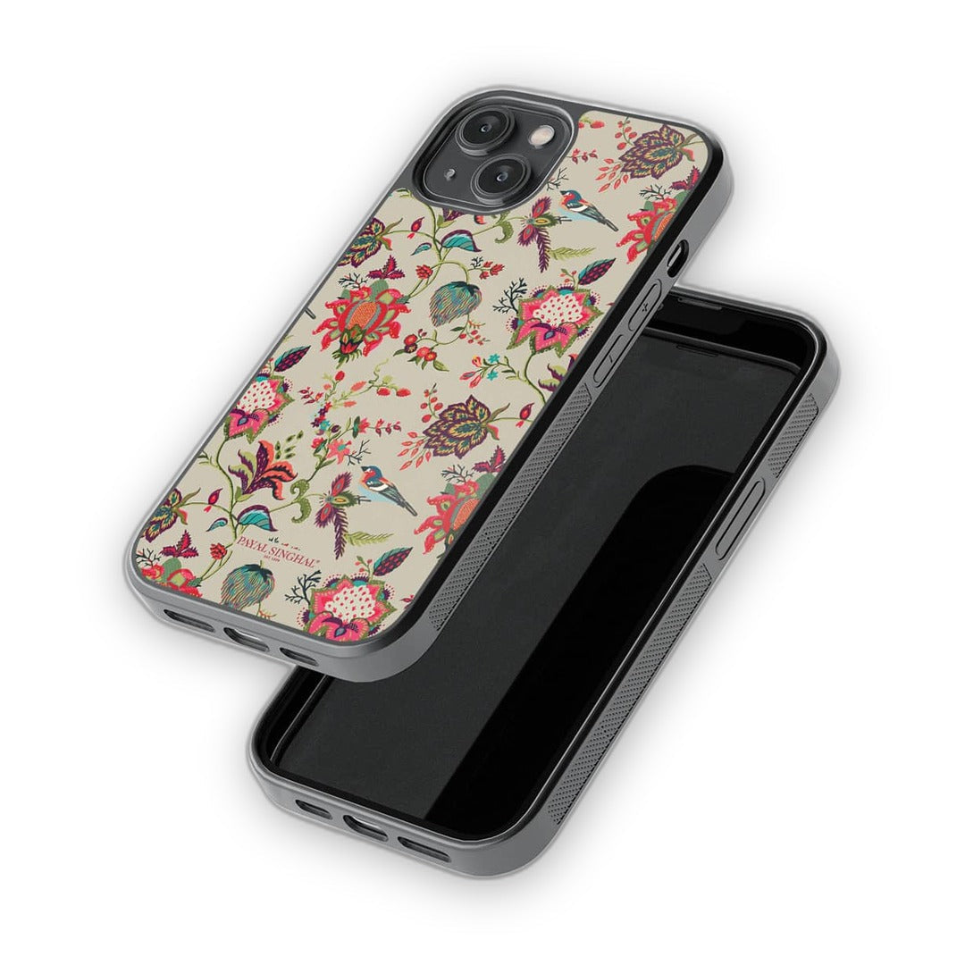Payal Singhal Chidiya iPhone 14 Cover Beige - detail view | Macmerise