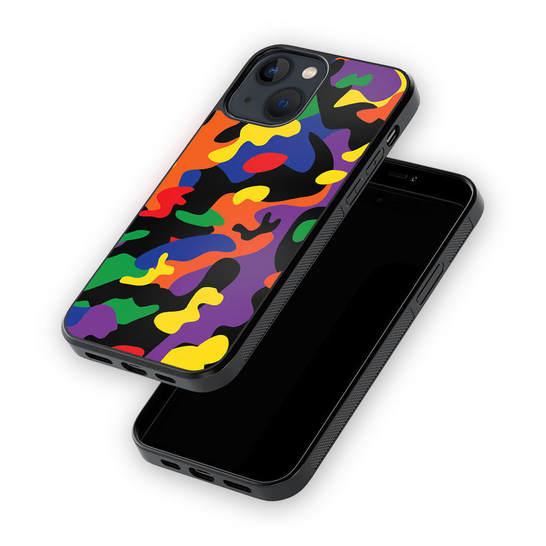 Camo Pride Glass iPhone Case for iPhone 13 | Macmerise