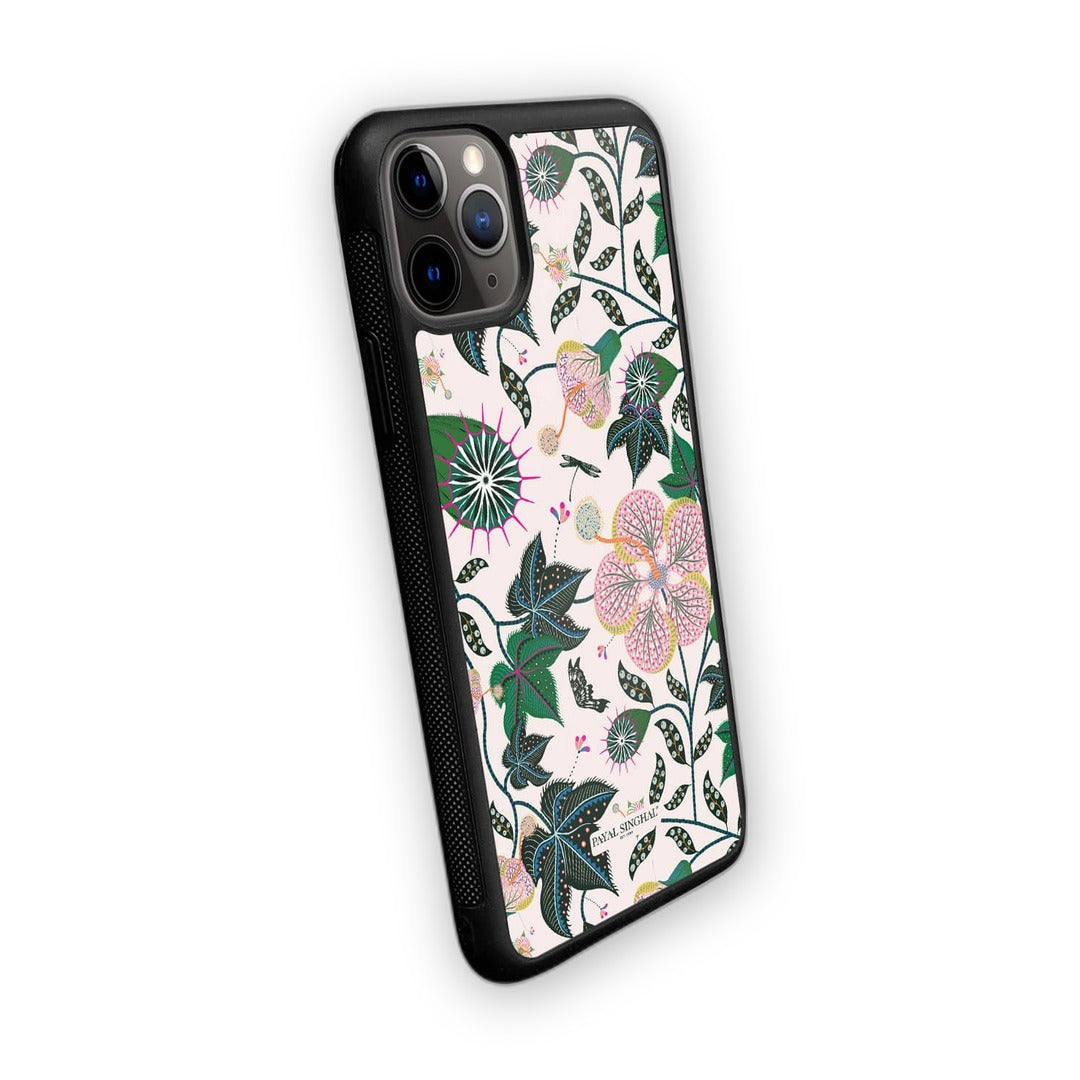 Payal Singhal Abutilon White Glass iPhone Case for iPhone 11 Pro | Macmerise