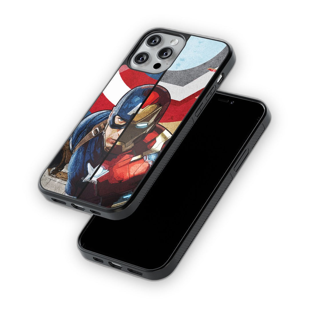 Man Vs Machine Glass iPhone Case for iPhone 13 Pro | Macmerise
