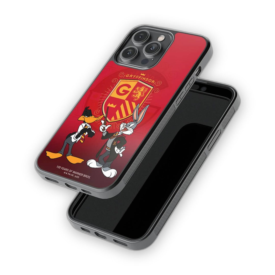 Looney Gryffindor Glass iPhone Case for iPhone 14 Pro Max | Macmerise