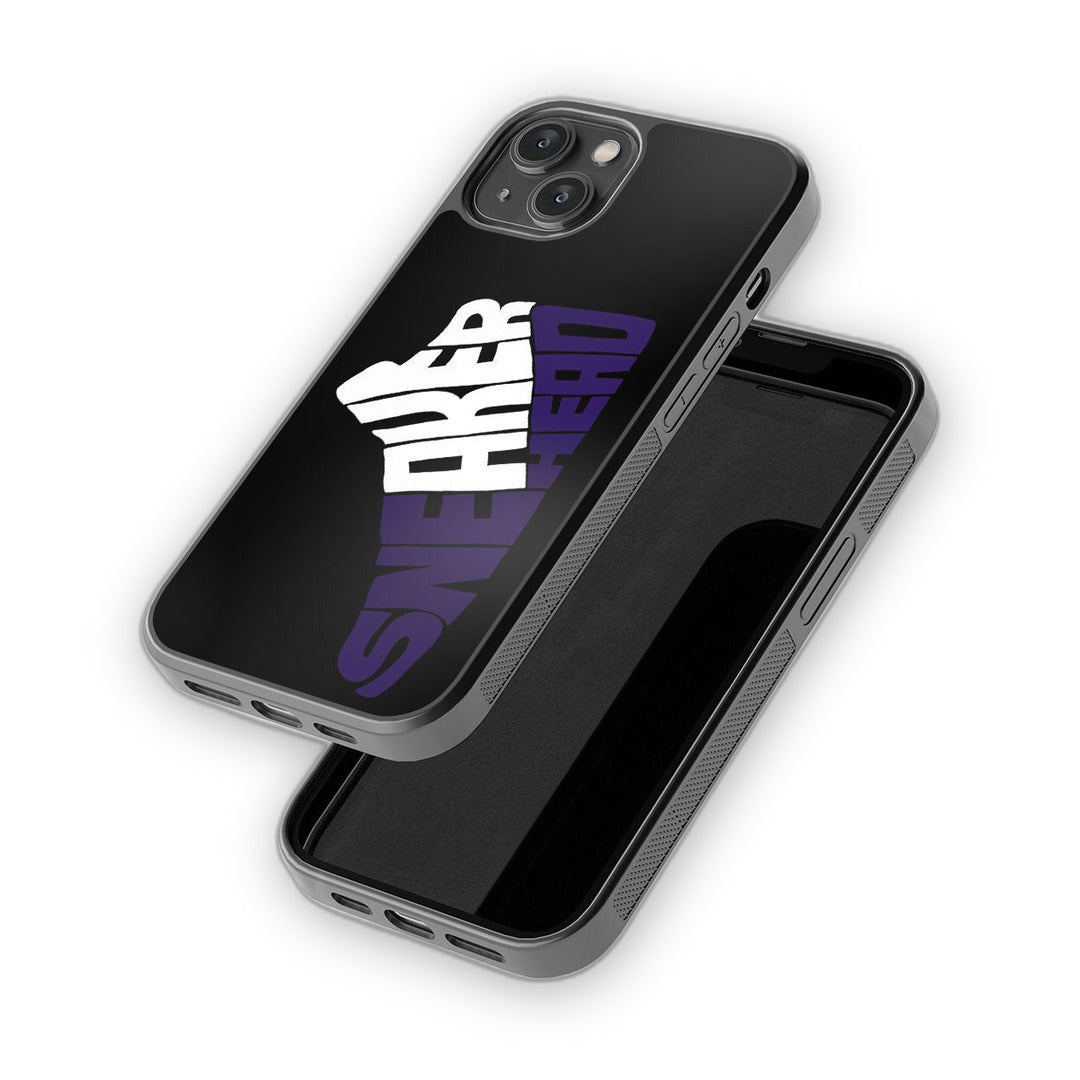 Sneakerhead Court Purple Glass iPhone Case for iPhone 14 | Macmerise