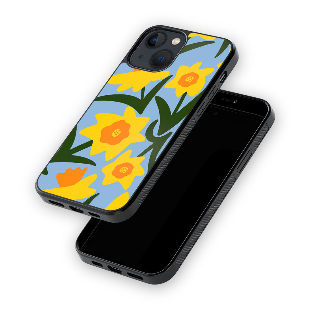 Blossom Breeze Glass iPhone Case for iPhone 13 | Macmerise