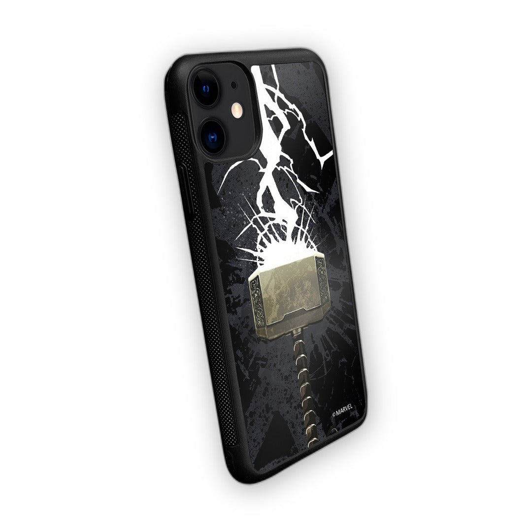 the Thunderous Hammer Glass iPhone Case for iPhone 11 | Macmerise
