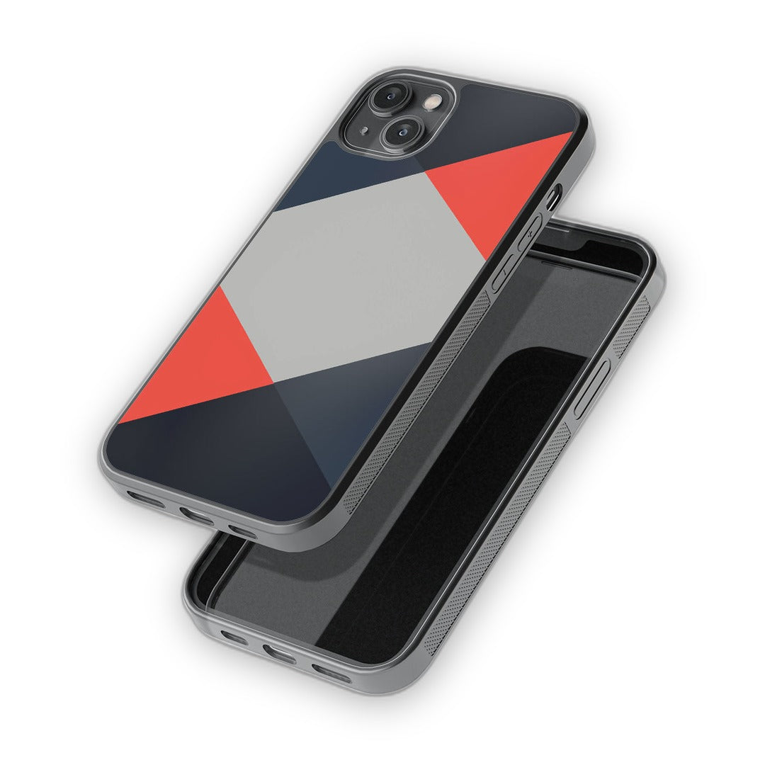 Criss Cross iPhone 14 Plus Cover Coral - detail view | Macmerise
