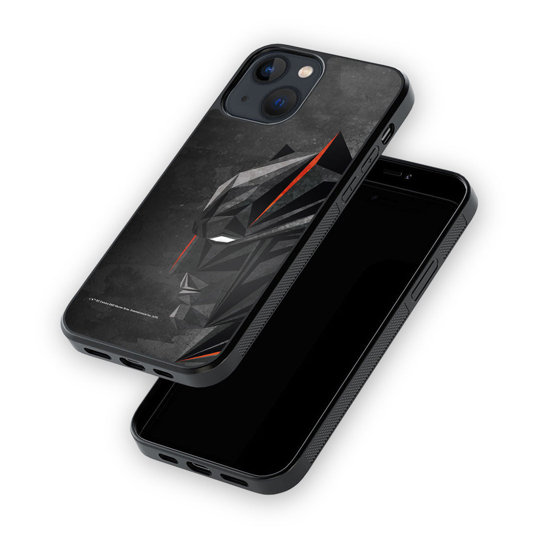 Batman Geometric Glass iPhone Case for iPhone 13 Mini | Macmerise