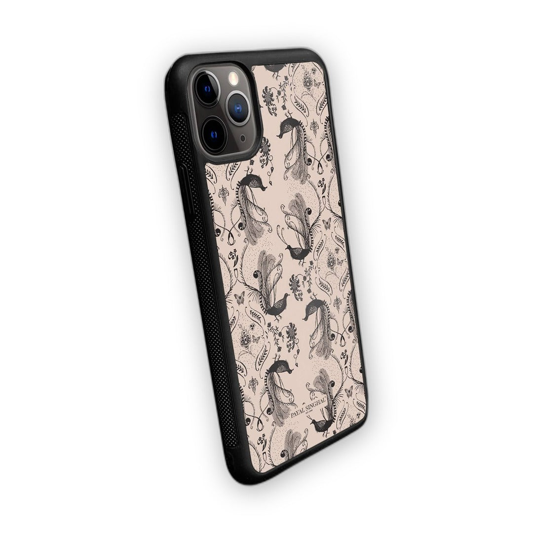 Payal Singhal Blush Arabic Jannat Glass iPhone Case for iPhone 11 Pro | Macmerise