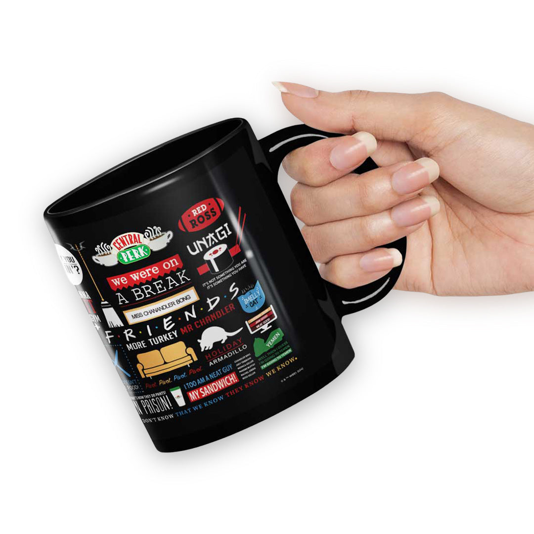 Friends Doodle Coffee Mug | Macmerise