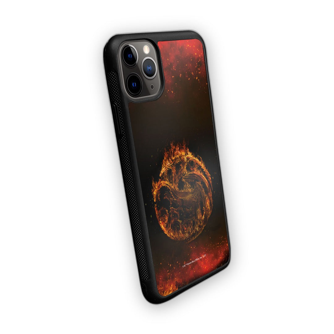 Targaryen Sigil Fire Glass iPhone Case for iPhone 11 Pro Max | Macmerise