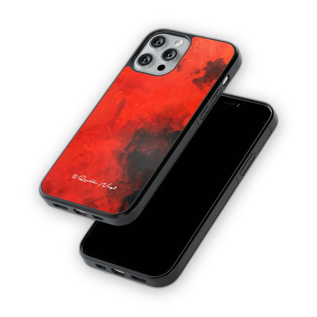 Red On Me Glass iPhone Case for iPhone 12 | Macmerise