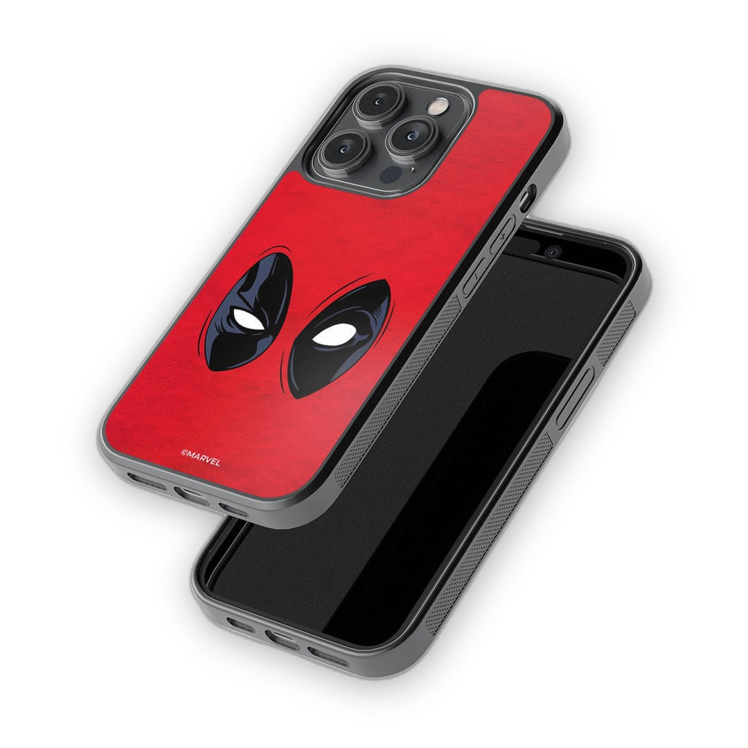 Deadpool Gaze Glass iPhone Case for iPhone 14 Pro | Macmerise