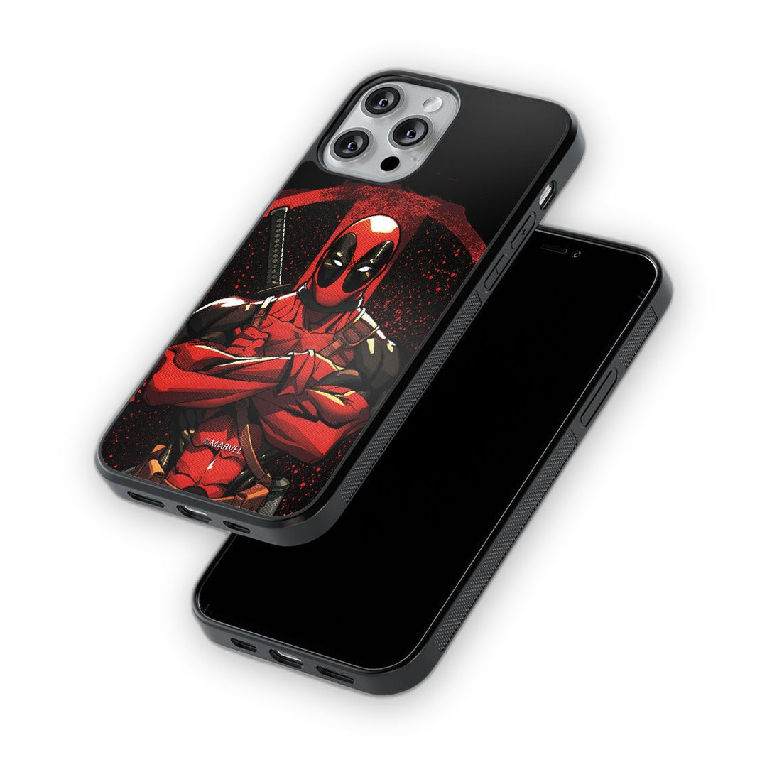 Deadpool Stance Glass iPhone Case for iPhone 13 Pro | Macmerise