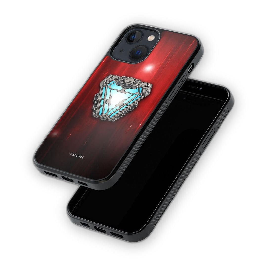 Iron Man Infinity Arc Reactor Glass iPhone Case for iPhone 13 Mini | Macmerise