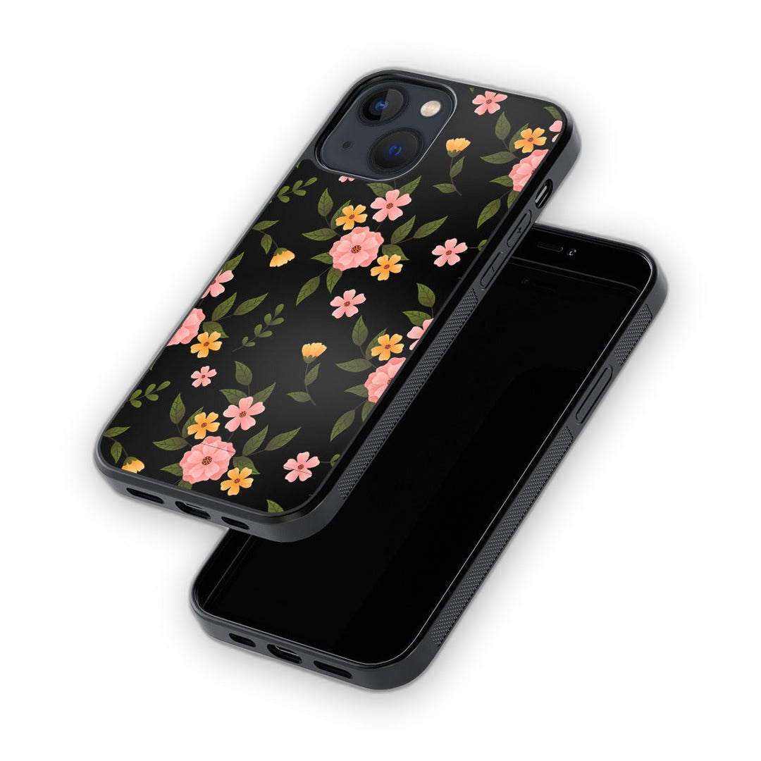 Sk Periwinkle Black Glass iPhone Case for iPhone 13 Mini | Macmerise