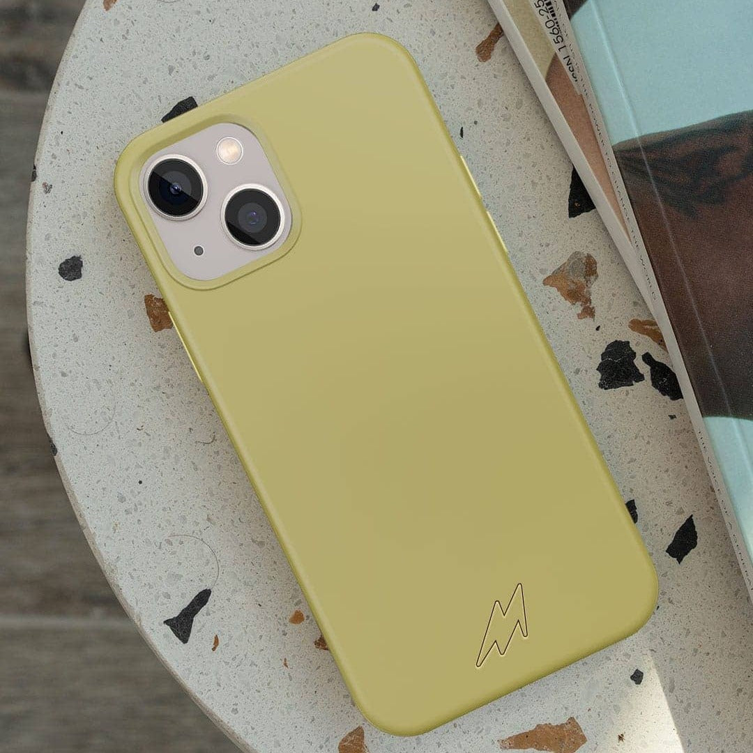 Basics iPhone 13 Mini Silicone Case Yellow | Macmerise