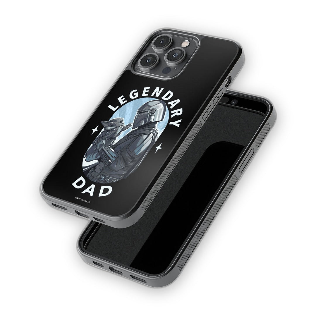Mandalorian Dad Glass iPhone Case for iPhone 14 Pro Max | Macmerise