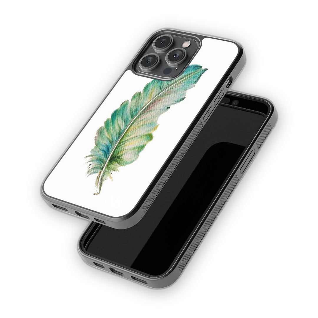 Sk Feather Art Glass iPhone Case for iPhone 14 Pro Max | Macmerise