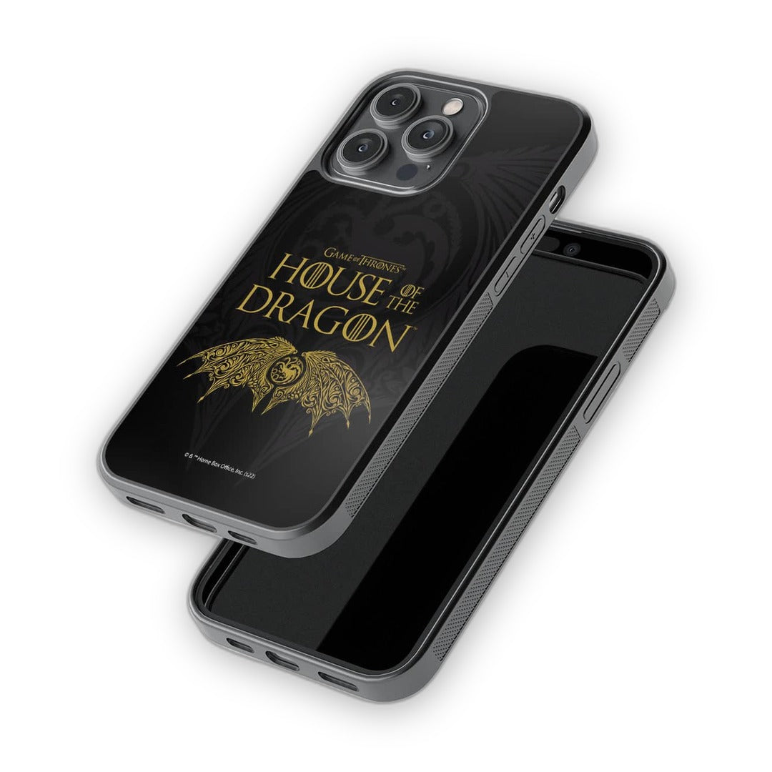 Winged Targaryen Crest Glass iPhone Case for iPhone 14 Pro Max | Macmerise