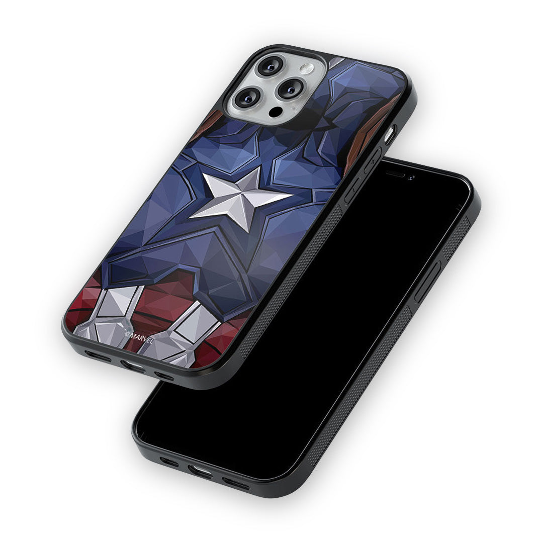 Captain America Vintage Suit Glass iPhone Case for iPhone 13 Pro | Macmerise