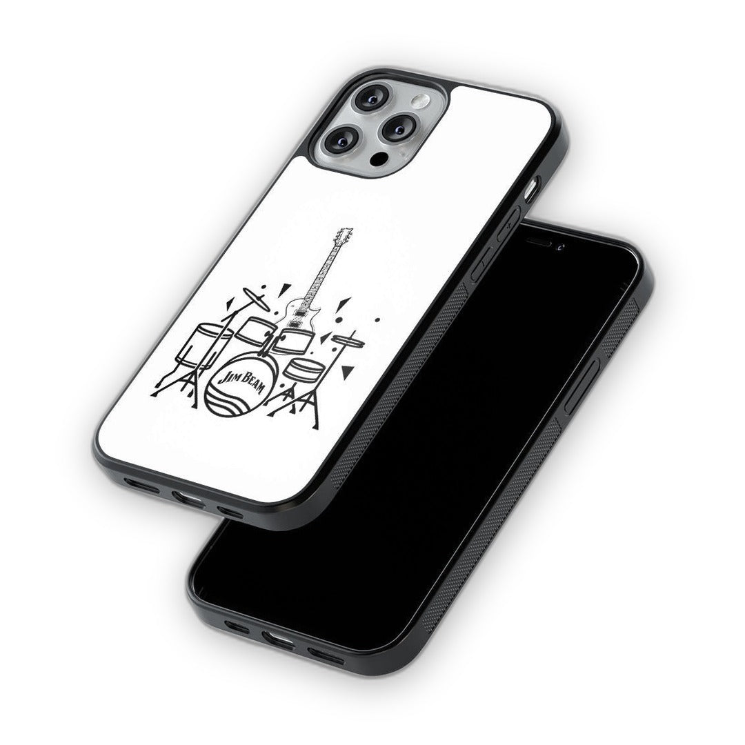 Jim Beam the Band Glass iPhone Case for iPhone 13 Pro | Macmerise