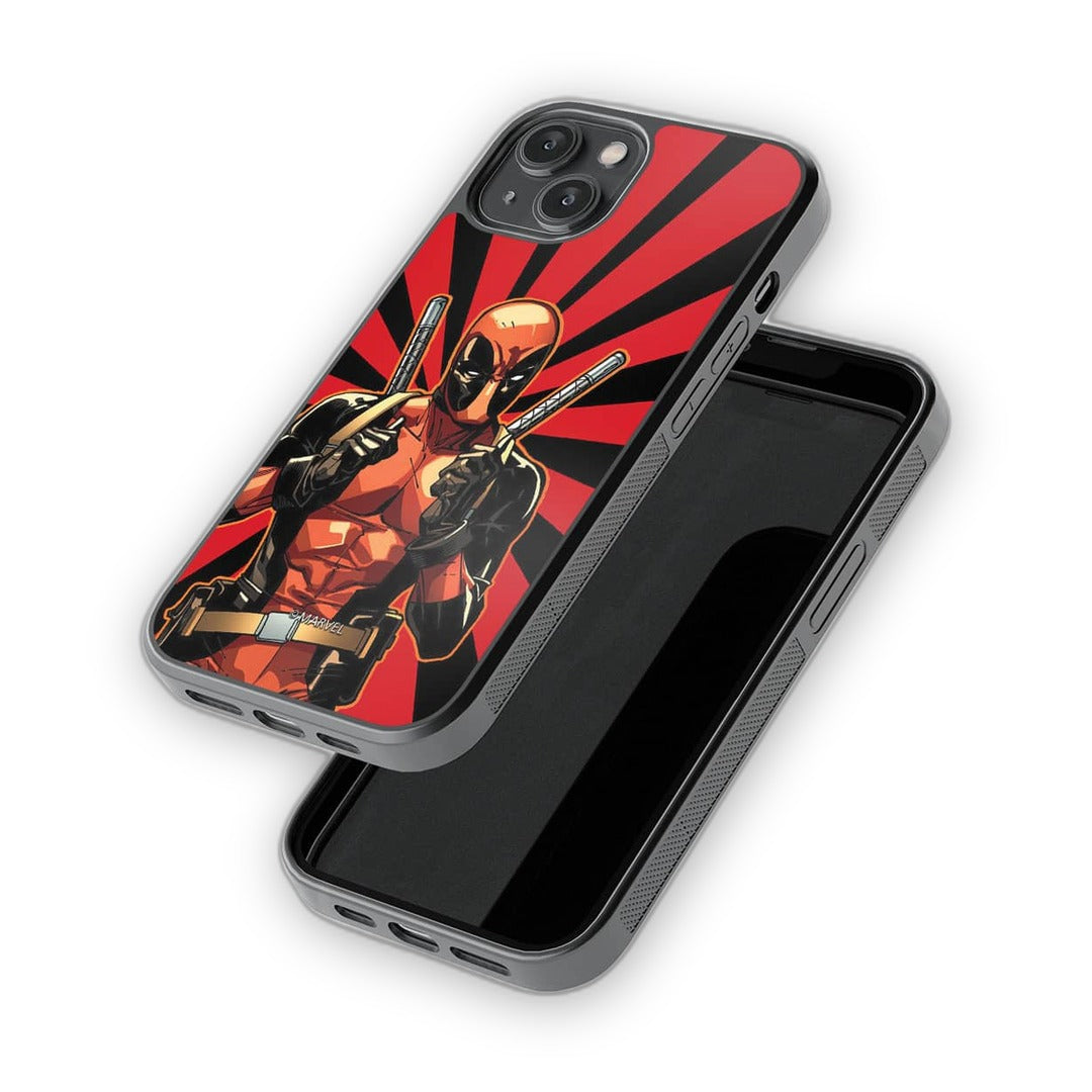 Smart Ass Deadpool Glass iPhone Case for iPhone 14 | Macmerise